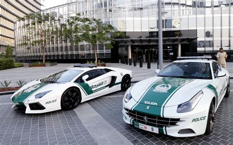 Dubai Police Unveil Ferrari And Lamborghini Patrol Cars. - Foreign ...