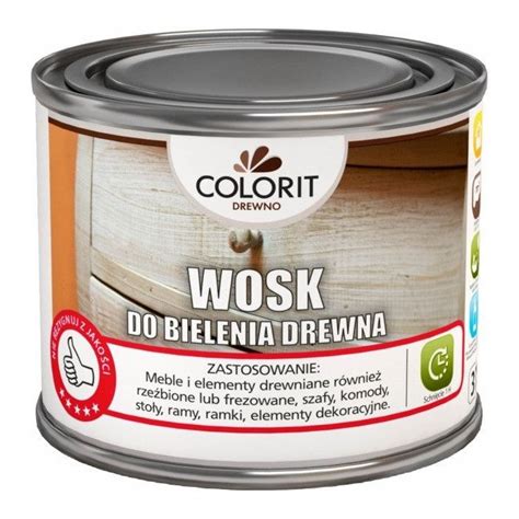 Wosk Do Bielenia Drewna Colorit Drewno 0 375 L Woski Castorama