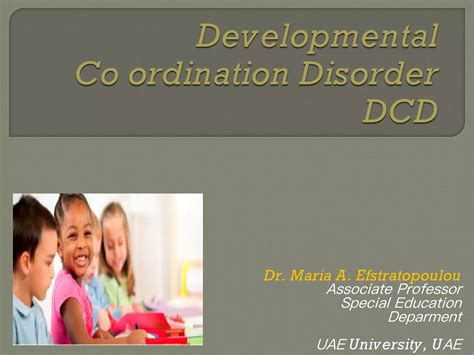 Children With Developmental Coordination Disorders Dcd Ppt