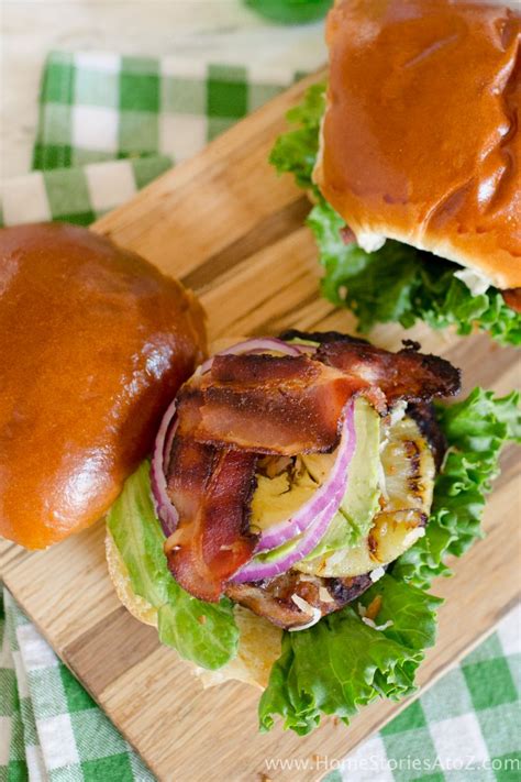 Hawaiian Sausage Burger Recipe | Home Stories A to Z