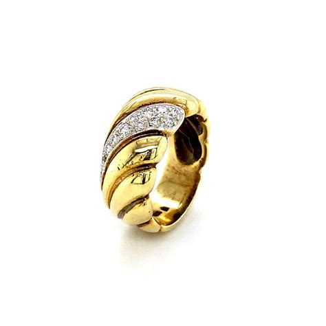 Ring Bicolor Mit Brillanten Bs