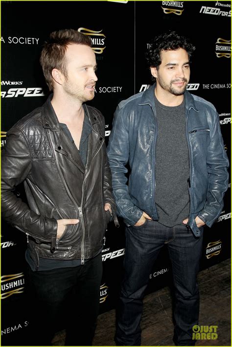 Aaron Paul & Ramon Rodriguez Point Fingers at 'Need For Speed' NYC ...