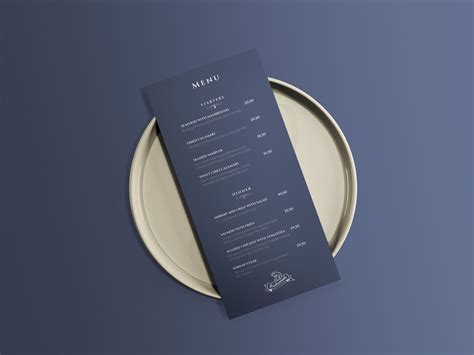 餐厅酒店旅馆菜单展示样机 Restaurant Menu Mockup