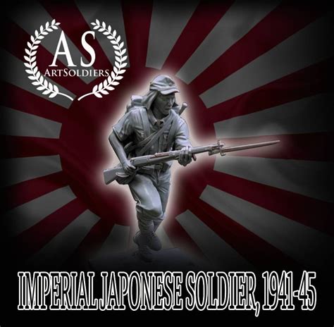 New Imperial Japanese Soldier 1941 45 Scale 75mm Artsoldiers