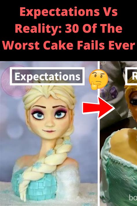 Expectations Vs Reality 30 Of The Worst Cake Fails Ever Expectation