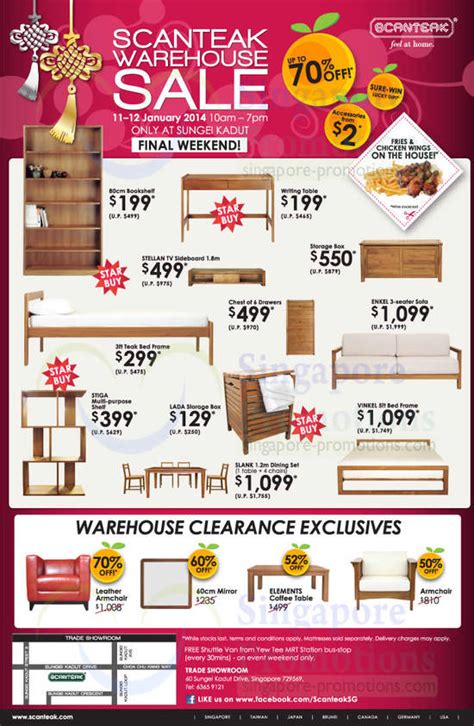 10 Jan Scanteak Warehouse Sale Final Weekend » (EXPIRED) Scanteak Up To ...