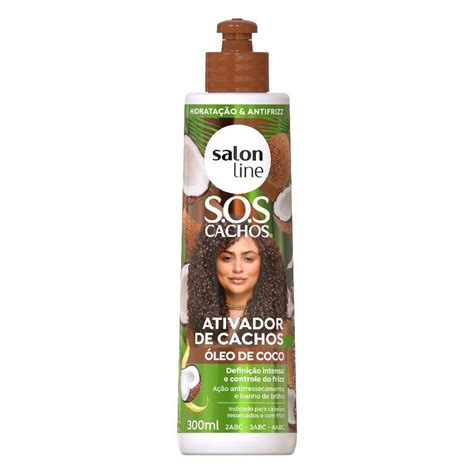 Ativador De Cachos Salonline - Ativador De Cachos Salon Line Coco 300ml | Panvel Farmácias