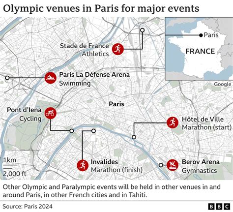 Paris Olympics 2024 Venues Map Max Lisbeth