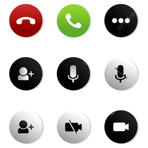 call logo set   volume  video icons  purposes