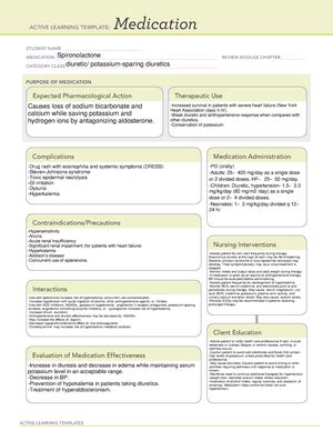 Labetalol Medication Ati Active Learning Templates Medication Student