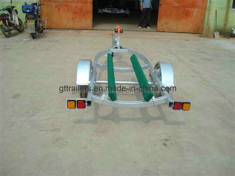 China Hot DIP Galvanized Yacht Trailer Jet Ski Trailer For Boat Jet