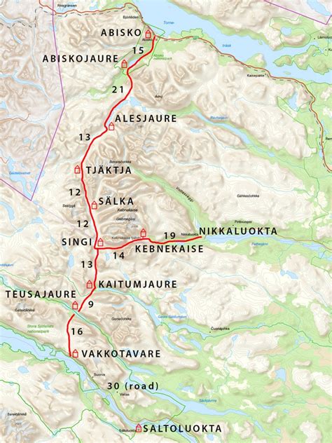 Kungsleden Trail - Which Section of the Trail | Distant North