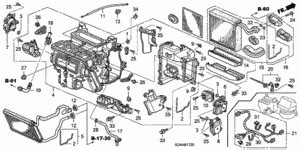 Sdb A Core Sub Assembly Heater Honda Accord