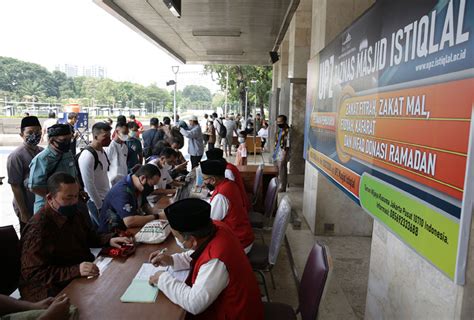 Masjid Istiqlal Buka Layanan Pembayaran Zakat Fitrah