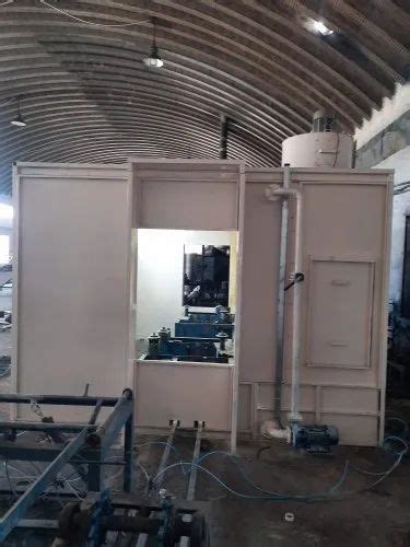 White Paint Booth Automation Grade Semi Automatic Booth Size 3x2