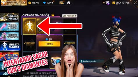 Intentando sacar la nueva ruleta mágica ADELANTE ATRAS con 9 DIAMANTE