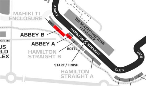 Silverstone Abbey Corner Grandstands Seating Plan View Info