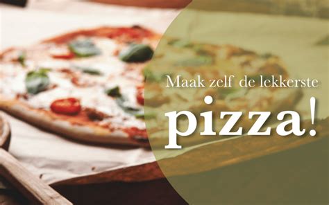 Maak Zelf De Lekkerste Pizza Keukenwarenhuis Nl