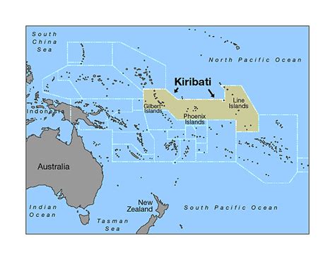 political map  kiribati kiribati oceania mapsland maps