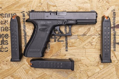 Glock Gen Mm Police Trade In Pistols With Night Sights Good