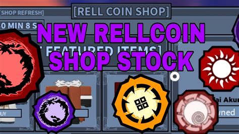 New Stock Shindo Life Rell Coin Shop Youtube