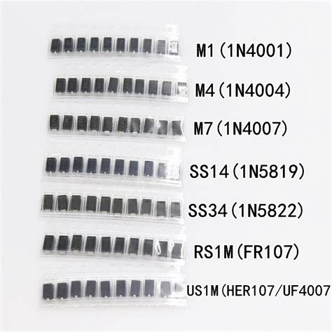 Kinds Pcs Pcs Lot Smd Diode Package M N M N