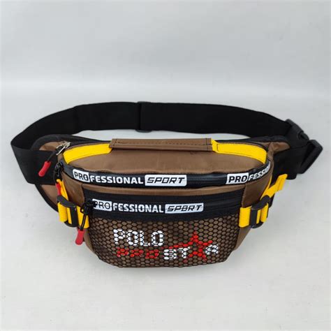 PRIA Bag Men Waistbag Waterproof Original Polo Prostar Material Nylon