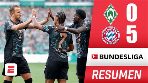 Bayern Munich Aplast Al Werder Bremen Y Sigue Con Paso Perfecto