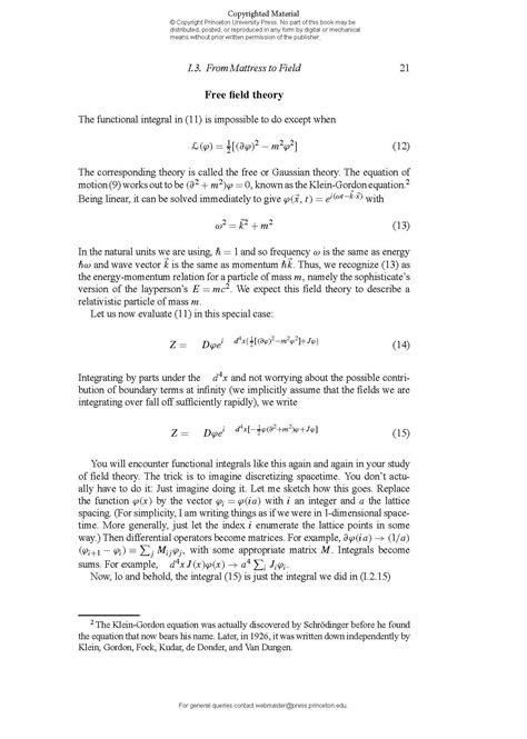 Quantum Field Theory in a Nutshell | Princeton University Press