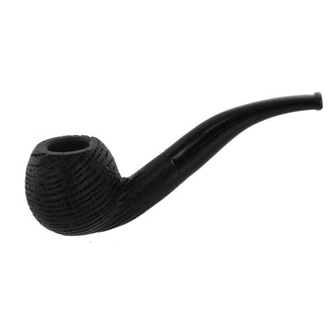 pipe rustic black oak wood pipe james barber tobacconist