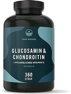 Glucosamin Chondroitin hochdosiert Big Pack 360 Kapseln hält 6