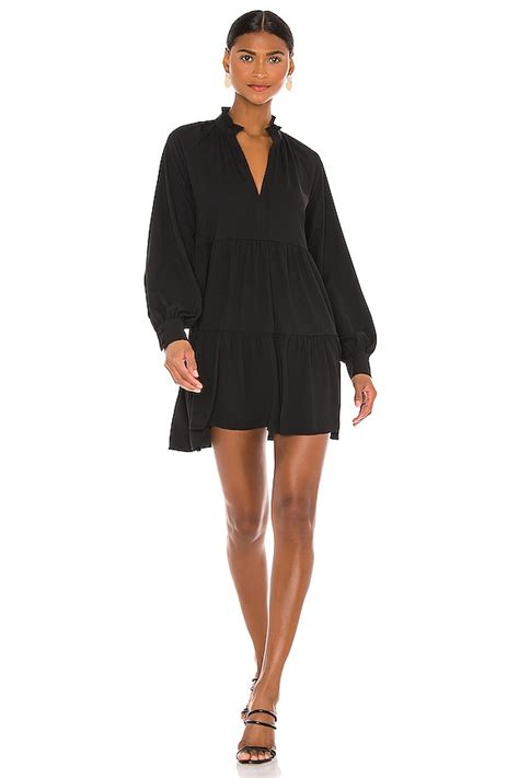 Amanda Uprichard Saffron Dress In Black Revolve