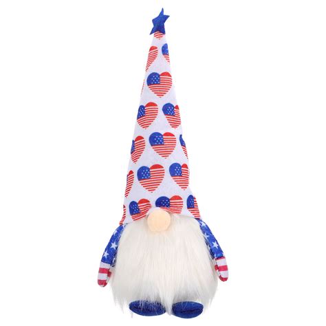 Us Independence Day Pentagram Doll Sitting Gnome Doll Ornament Party Decor