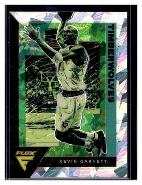 Panini Flux Silver Cracked Ice Prizm Kevin Garnett