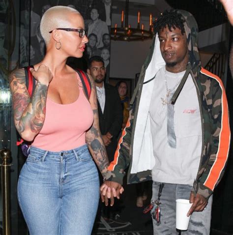 Oogly Rapper 21 Savage Gushes Over New Relationship With Amber Rose ...