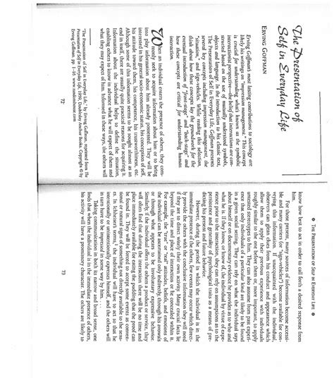 goffman   lecture soci  studocu