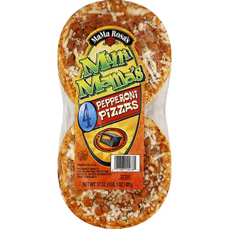 Mama Rosa S® Mini Mama S Traditional Pepperoni Mini Deep Dish Pizzas 4 Ct Pack Meat Wade S