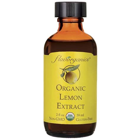 Flavorganics Organic Lemon Extract 2 Fl Oz