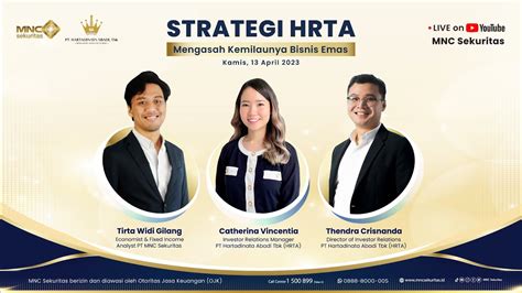 STRATEGI HRTA Mengasah Kemilaunya Bisnis Emas PT HARTADINATA ABADI