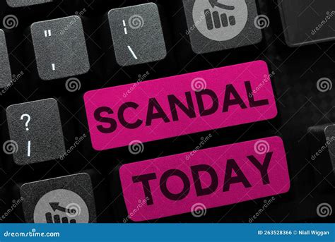 Text Caption Presenting Scandal. Internet Concept an Action or Event ...