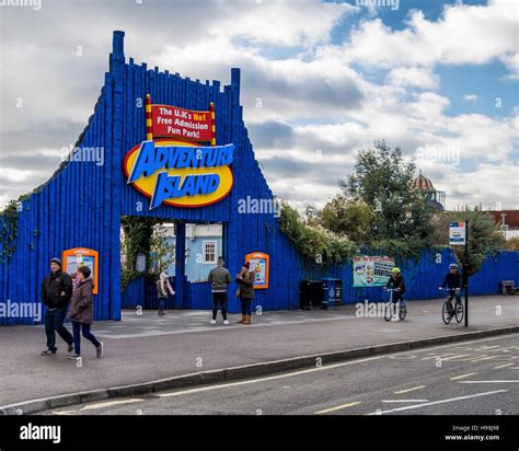 Adventure Island Amusement Park Entrance Southend On Sea Essex