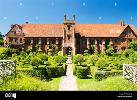 Hatfield House Rear Entrance And Stairs To The Old Palace And Garden