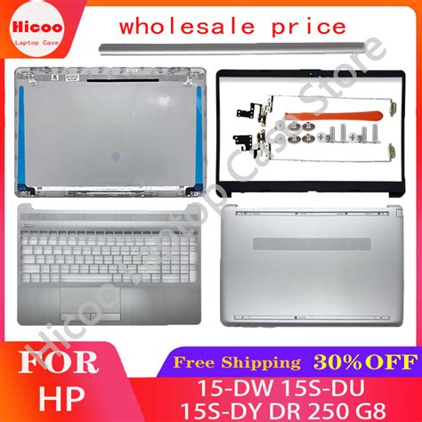 For HP 15 DW 15S DU 15S DY DR 250 G8 Laptop LCD Back Cover Front Bezel