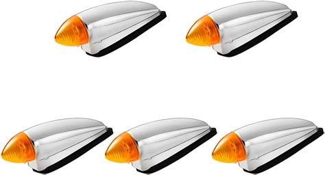 Amazon EVERESTHD 5PCS Cab Roof Marker Light Heavy Duty Trucks