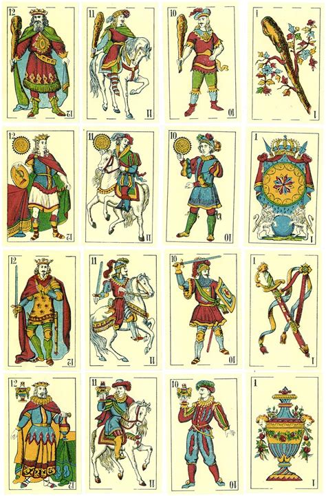 Spanish suited playing cards manufactured by J Müller for export c