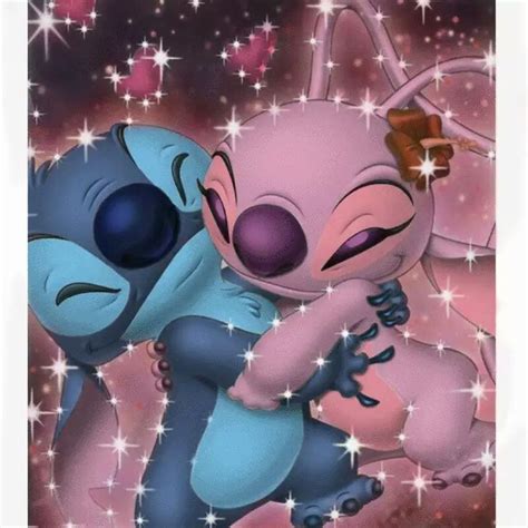 Cute Stitch X Angel Wallpaper