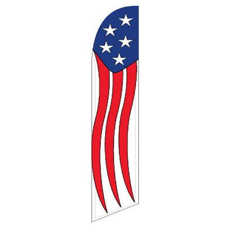 American Flag Banner SVG