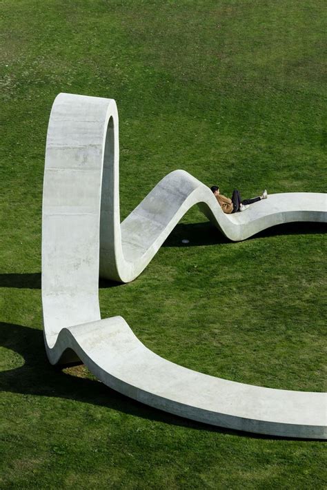 Loop By Fahr 0213 Is A Concrete Sculpture With An Organic Circular