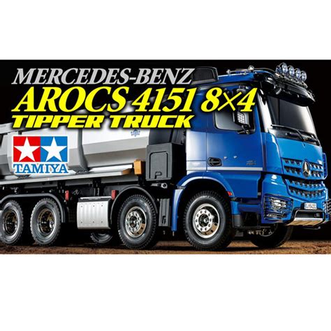 Tamiya Rc Mercedes Benz Arocs 4151 8x4 Tipper 114