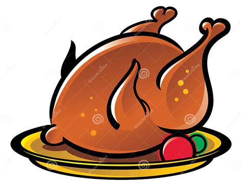 Grilled Chicken Stock Vector Illustration Of Turkey Hunger 9751395